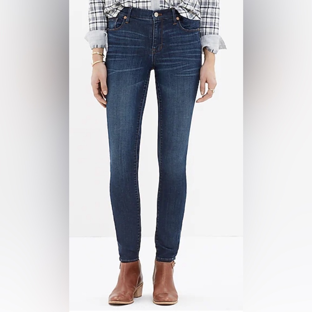 Women’s Madewell High Riser Skinny Skinny Denim Jeans-Sz 27